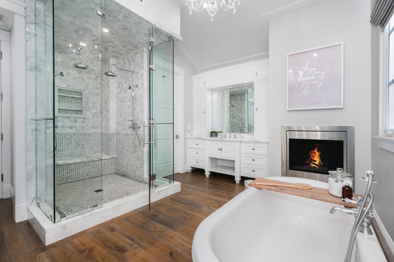 Contemporary Shower Areas